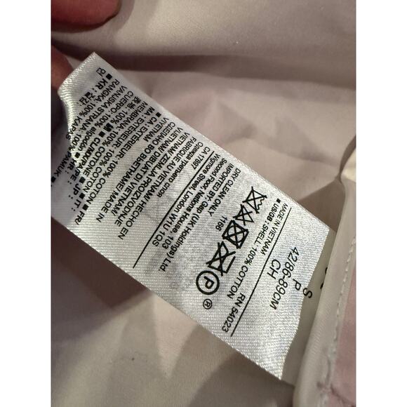 Banana Republic Belted Trench Coat Pale Pink S - Picture 8 of 8